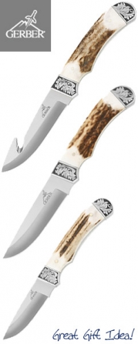 Gerber Wallow Stag Series Knives